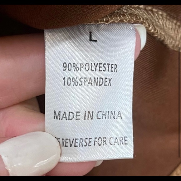 ❌SOLD❌ wishlist • faux suede button down skirt fall large vegan - Picture 5 of 5